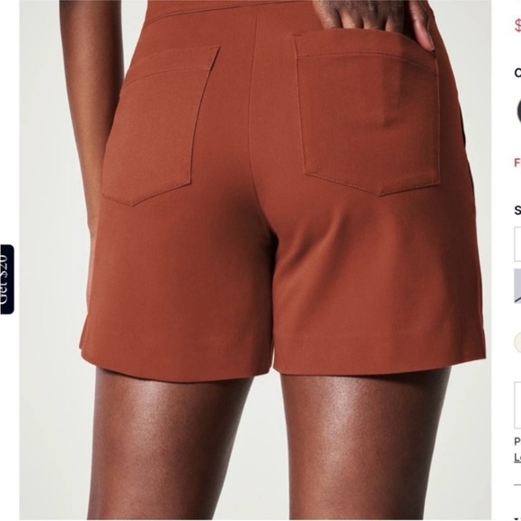 Spanx On The Go 6” Shorts Bronze Glow - Picture 3 of 9